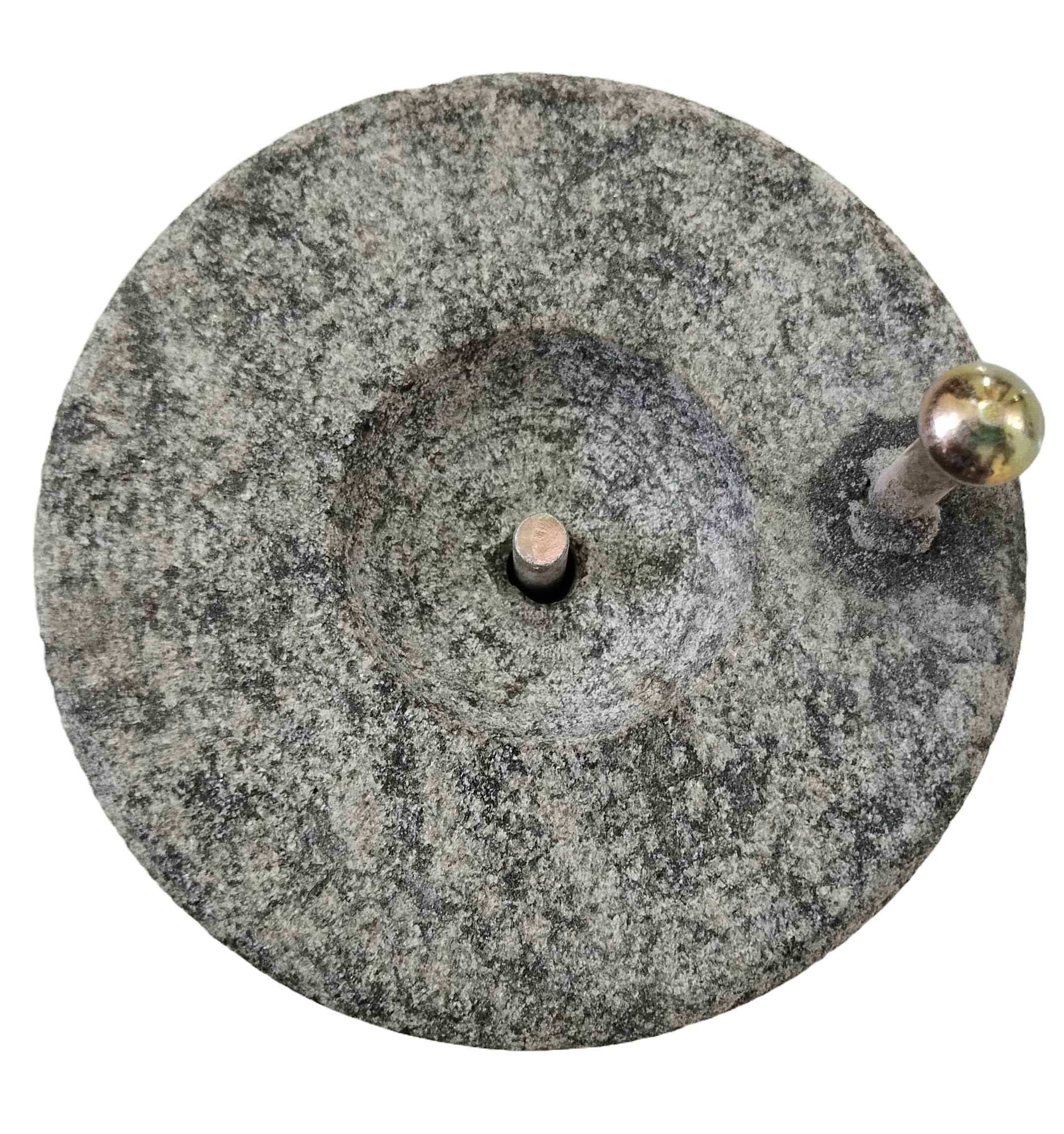 Traditional Miniature Stone Chakki for Kids Toy,Gift,Vastu,Only for Pooja Purpose(Width 10cm) Small Size (5INCH)